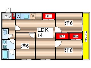 カームそうえんの物件間取画像